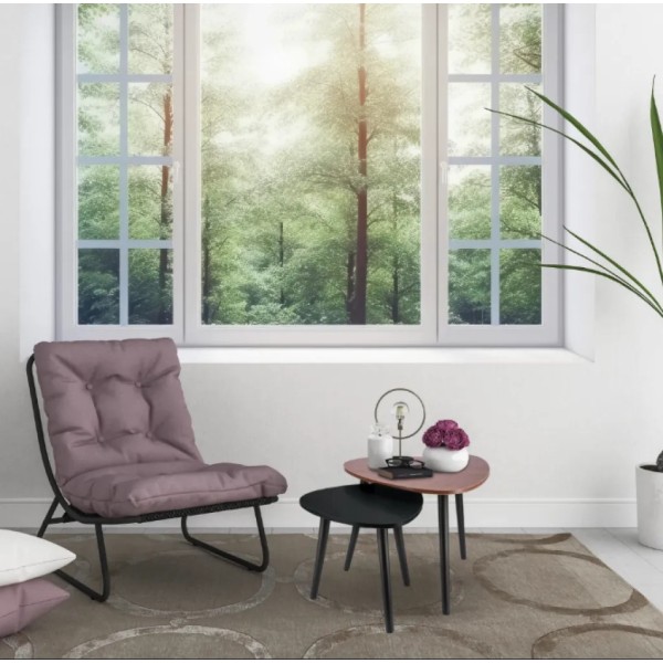 Комплект журнальних столиків Jumi Sinsey коричнево-чорний