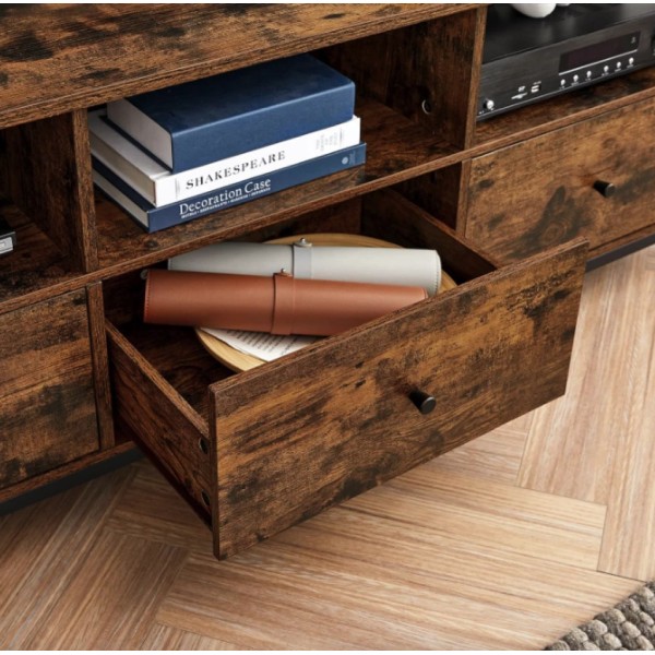 Тумба під телевізор Leobert Kamila в стилі Loft з 3 шухлядами