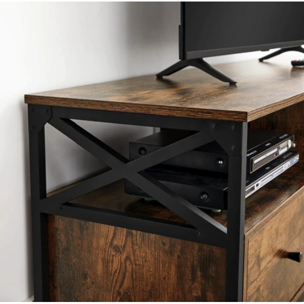 Тумба під телевізор Leobert Kamila в стилі Loft з 3 шухлядами