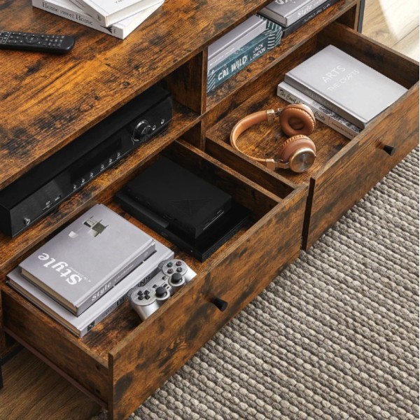 Тумба під телевізор Leobert Kamila в стилі Loft з 2 шухлядами