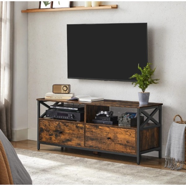 Тумба під телевізор Leobert Kamila в стилі Loft з 2 шухлядами