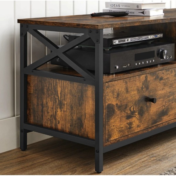 Тумба під телевізор Leobert Kamila в стилі Loft з 2 шухлядами