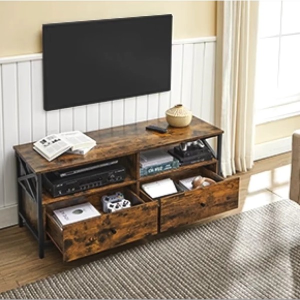 Тумба під телевізор Leobert Kamila в стилі Loft з 2 шухлядами