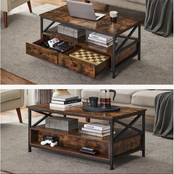 Стіл-тумба Leobert Oliver з висувними шухлядами