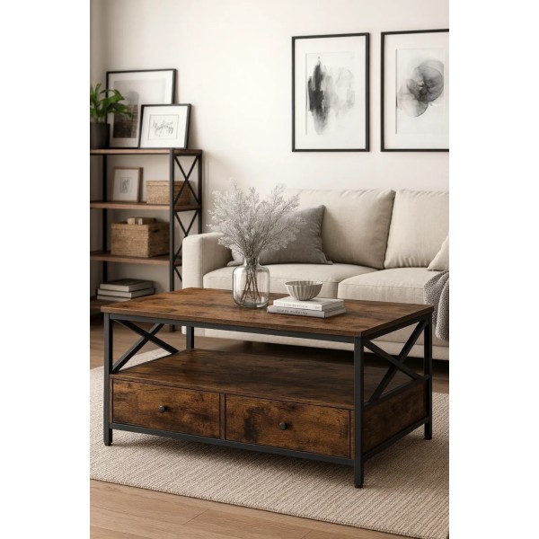 Стіл-тумба Leobert Oliver з висувними шухлядами