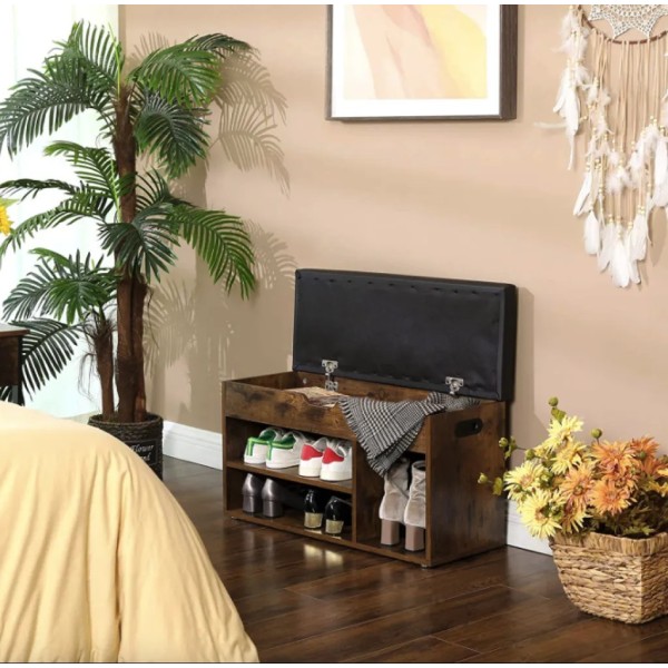 Тумба для взуття Leobert Gerbor з м'яким сидінням в стилі Loft