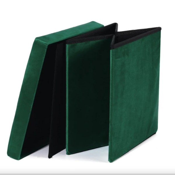 Пуф Leobert Twinsann 2 в 1 велюр смарагдовий