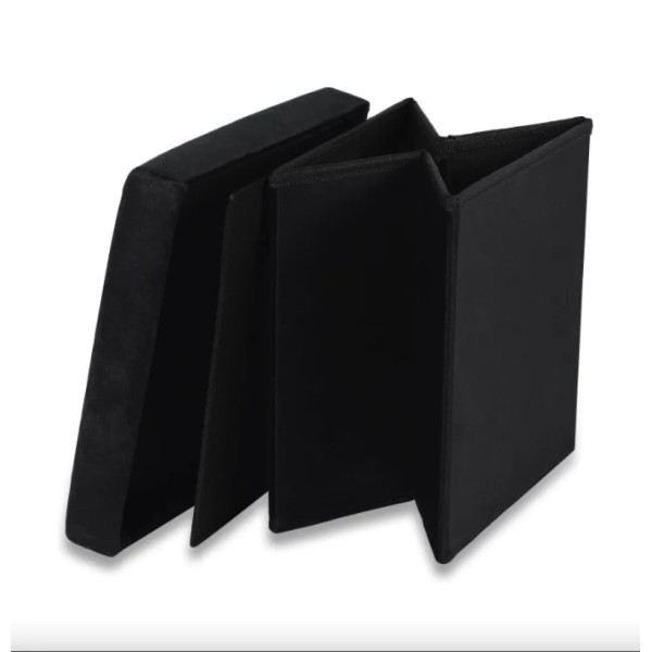 Пуф Leobert Osama 19 л складаний чорний