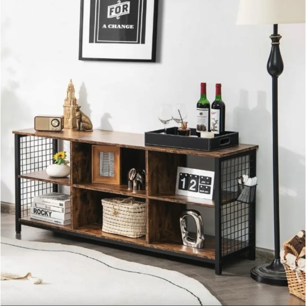 Тумба під ТВ Costway Ketrin в стилі Loft