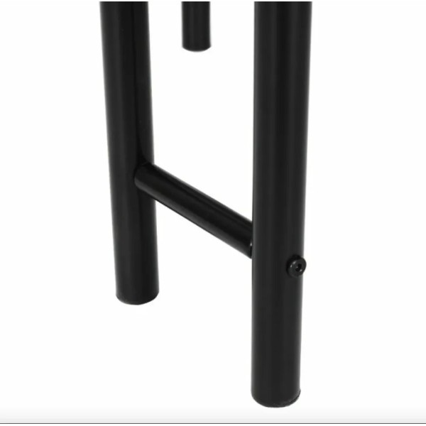 Комплект меблів Costway Katarina стіл і 4 стільці чорний