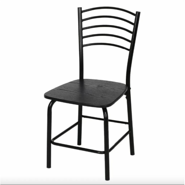 Комплект меблів Costway Katarina стіл і 4 стільці чорний