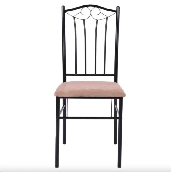 Комплект меблів Costway Sofi стіл і 4 м'яких стільці бежевий