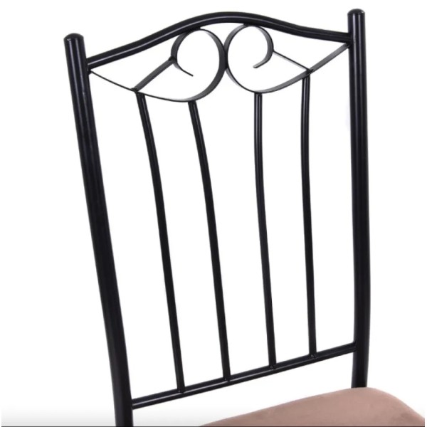 Комплект меблів Costway Sofi стіл і 4 м'яких стільці бежевий