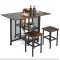 Комплект меблів Costway Design розкладний стіл з стільцями в стилі Loft