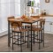 Комплект меблів Costway Karen барний стіл з стільцями