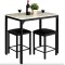 Комплект меблів Costway Venni барний стіл з табуретом 2 шт