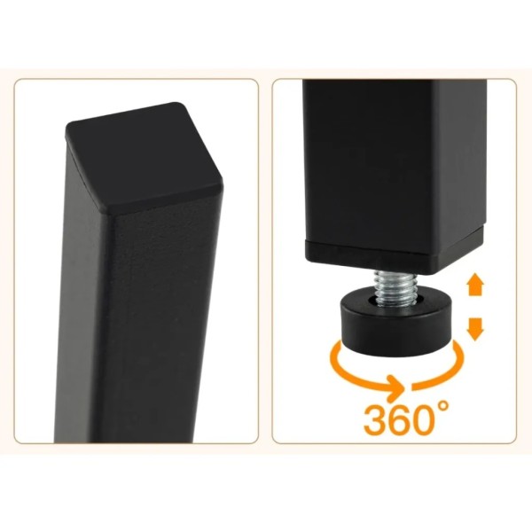 Барний стіл та 2 барні стільці Costway Hoobro в стилі Loft