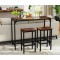 Барний стіл та 2 барні стільці Costway Hoobro в стилі Loft