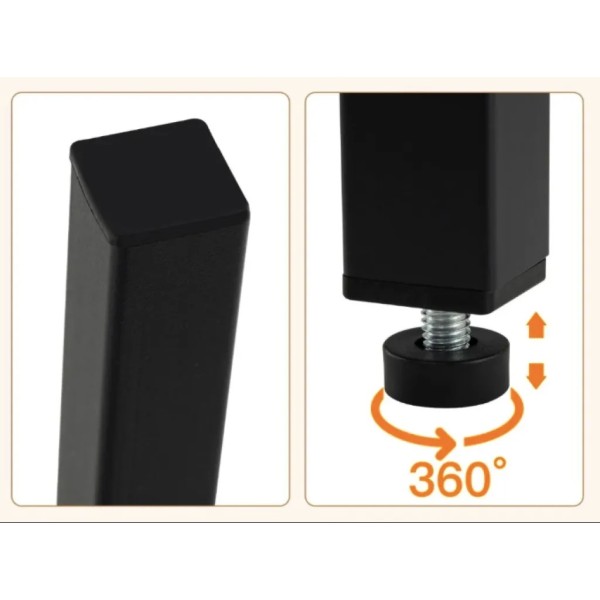 Барний стіл та 2 барні стільці Costway Hoobro в стилі Loft