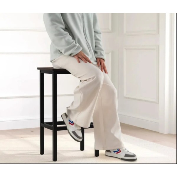 Барний стіл та 2 барні стільці Costway Hoobro в стилі Loft