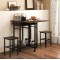 Комплект барний Costway Ravelli розкладний стіл з стільцями в стилі Loft