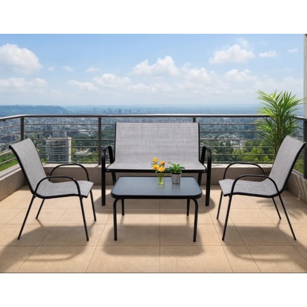 Комплект садових меблів Jumi FIESTA сірий