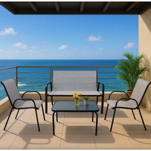 Комплект садових меблів Jumi FIESTA сірий