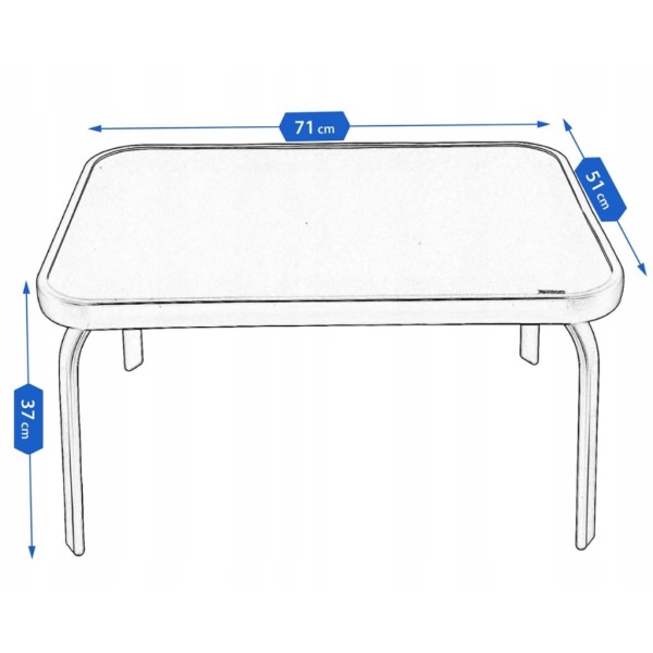 Комплект садових меблів Jumi FIESTA сірий