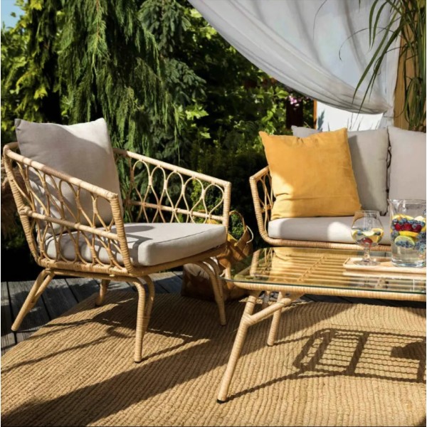 Комплект садових меблів Di Volio Teramo бежево-кремовий