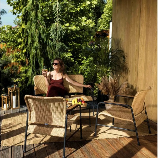 Комплект садових меблів Di Volio Corato бежевий