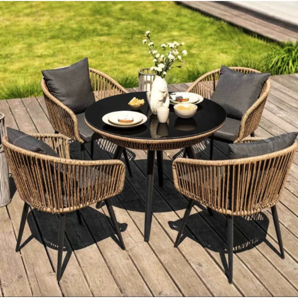 Комплект садових меблів Di Volio Rieti бежевий, сірий