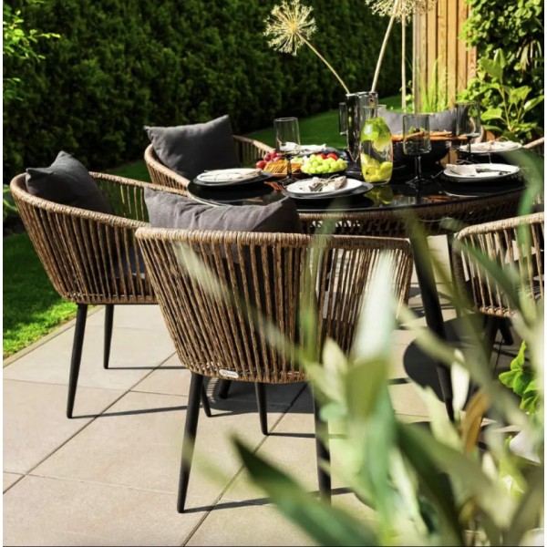 Комплект садових меблів Di Volio Rieti бежевий, сірий