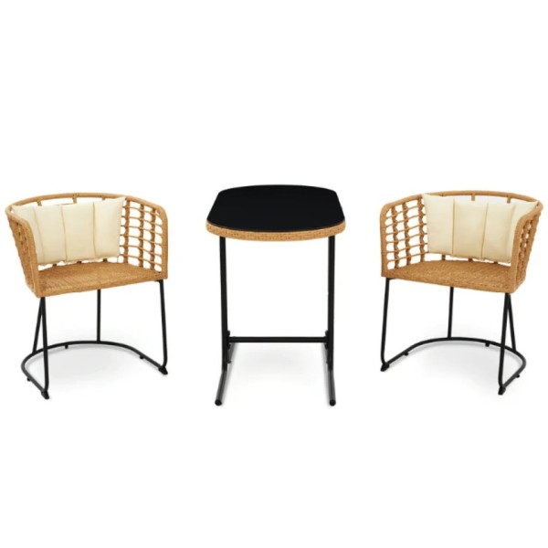 Комплект балконних меблів Di Volio Celano бежевий/кремовий