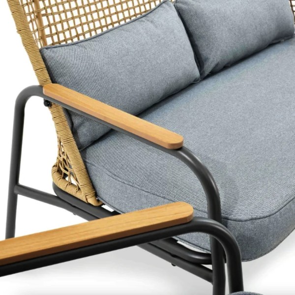 Комплект садових меблів Di Volio Salerno бежевий, сірий