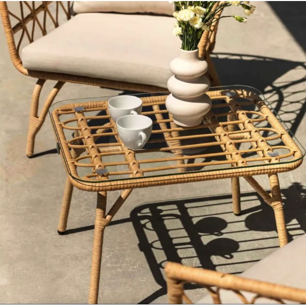 Комплект садових меблів Di Volio Savona бежевий, кремовий