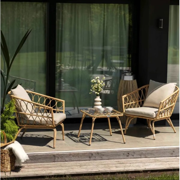 Комплект садових меблів Di Volio Savona бежевий, кремовий