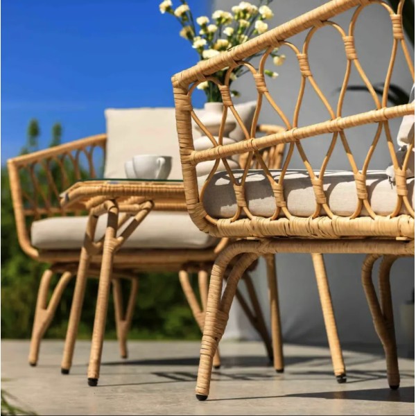 Комплект садових меблів Di Volio Savona бежевий, кремовий