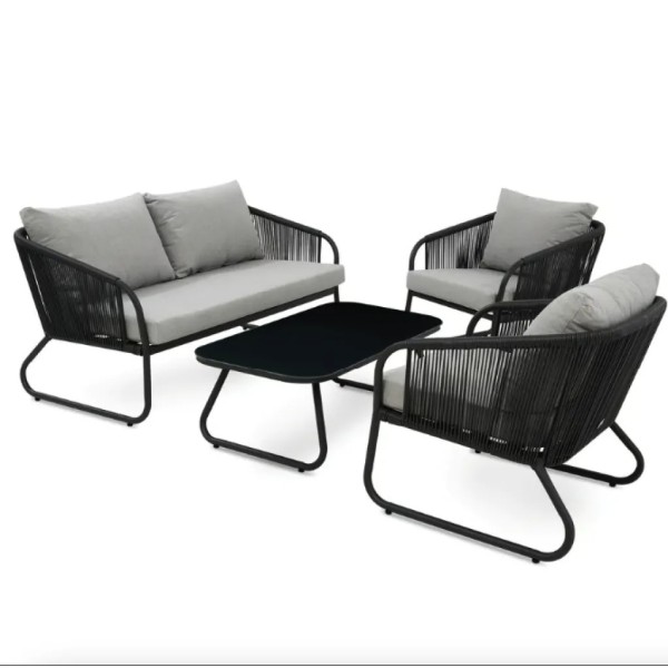 Комплект садових меблів Di Volio Paso сірий