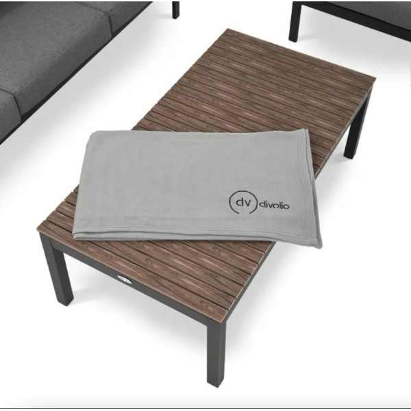 Комплект садових меблів Di Volio Tivoli графітовий, сірий