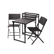Комплект балконних меблів Jumi Kirbi з тумбою + 2 крісла