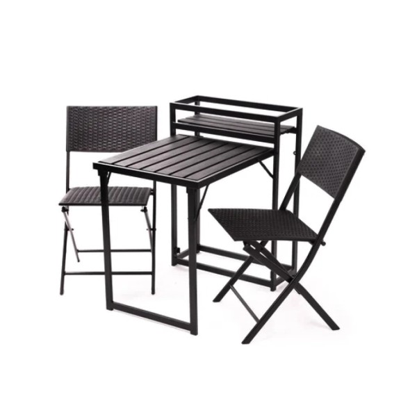 Комплект балконних меблів Jumi Kirbi з тумбою + 2 крісла