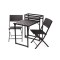 Комплект балконних меблів Jumi Kirbi з тумбою + 2 крісла