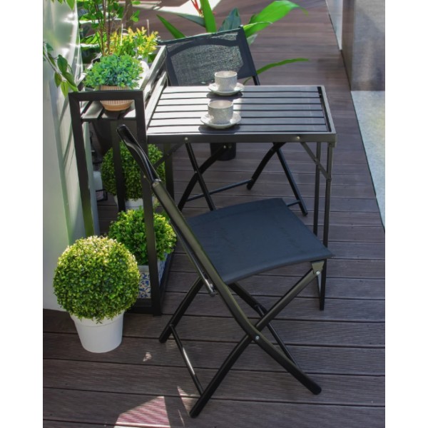 Комплект балконних меблів Jumi Kirbi з тумбою + 2 крісла