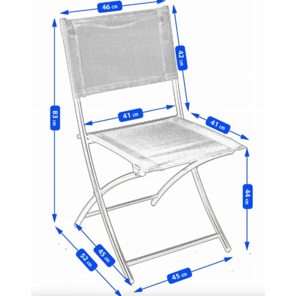 Комплект садових меблів Jumi Linda стіл та 2 стільці