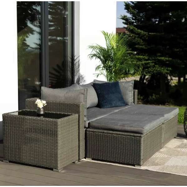 Комплект садових меблів Di Volio Alzano сірий