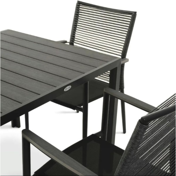 Комплект садових меблів Di Volio Carineo 4+1 сірий