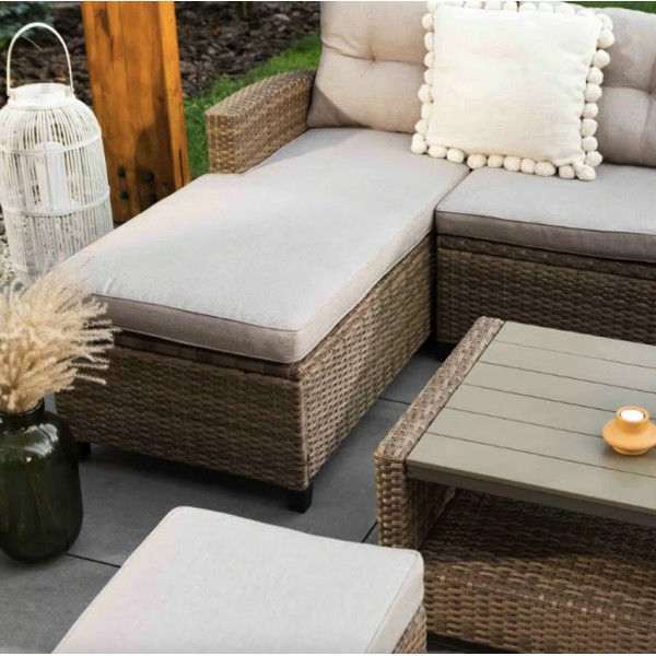 Комплект садових меблів Di Volio Dalmia бежевий/кремовий