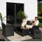 Комплект садових меблів Di Volio Dalmia сірий/графітовий