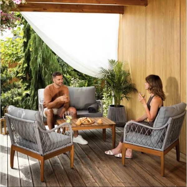 Комплект садових меблів Di Volio Ragio сірий