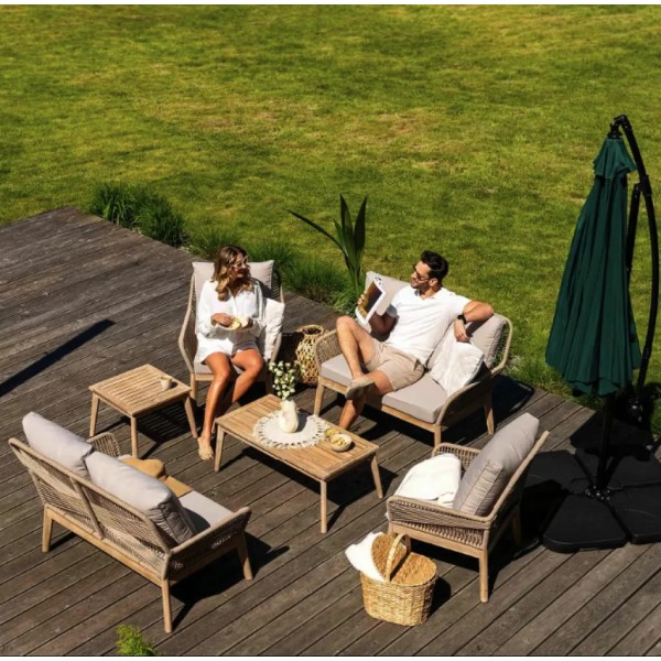 Комплект садових меблів Di Volio Akaia бежевий